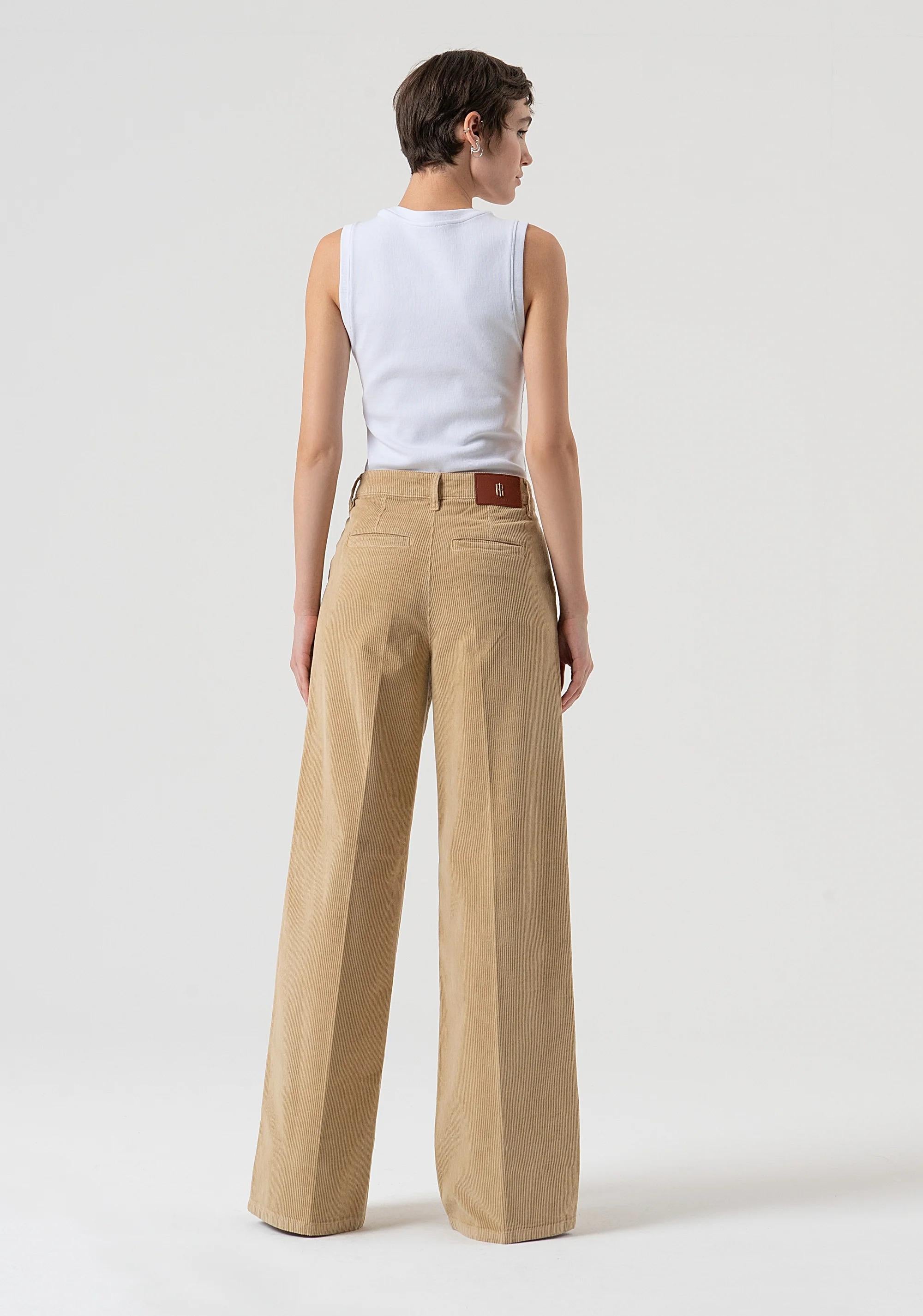 Fracomina Pantaloni a palazzo in velluto FP25WV3016W56701 L20 FRACOMINA 