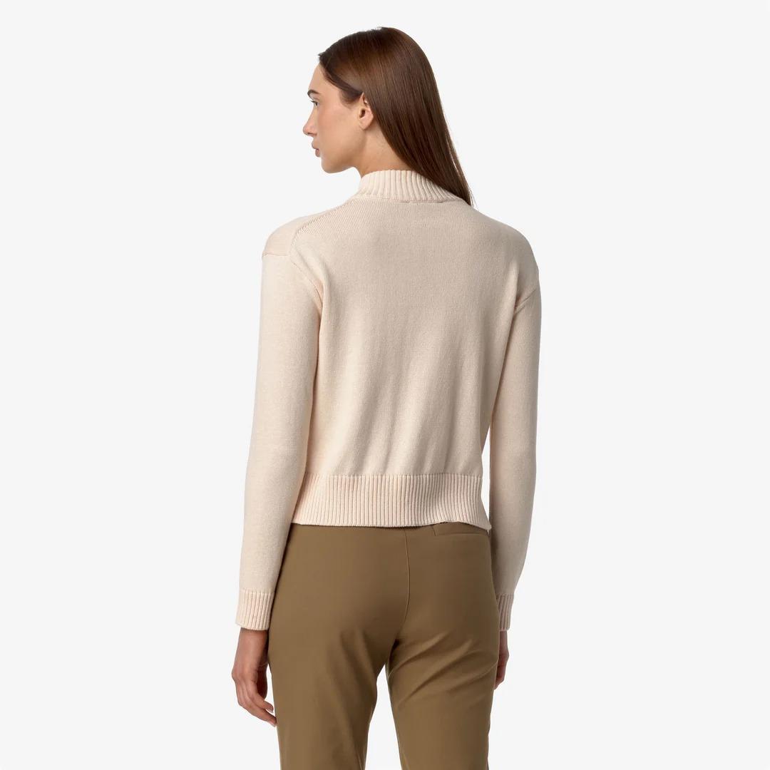 AGATA COTTON CASHMERE<BR/>PINK DIRTY MELANGE K81341W KA0 K-WAY 