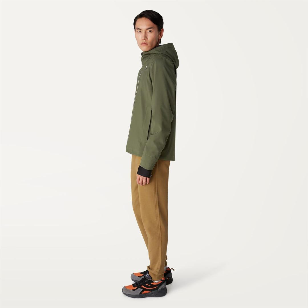 jacko bonded GREEN BLACKISH K6131BW AF0 K-WAY 