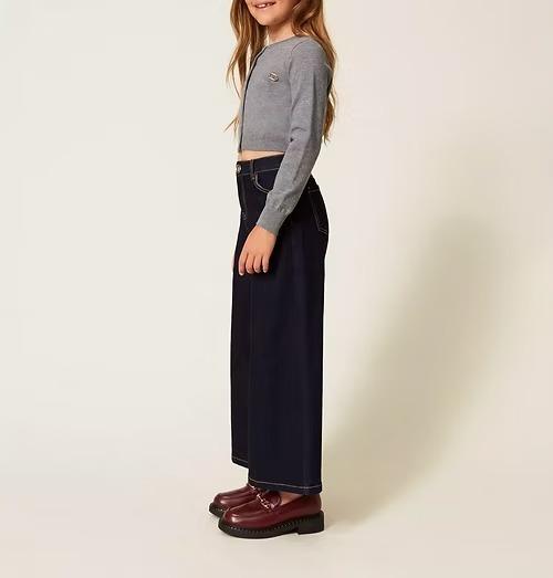 Twinset Jeans wide leg rinse cinque tasche 252GJ2280 06295 TWINSET 