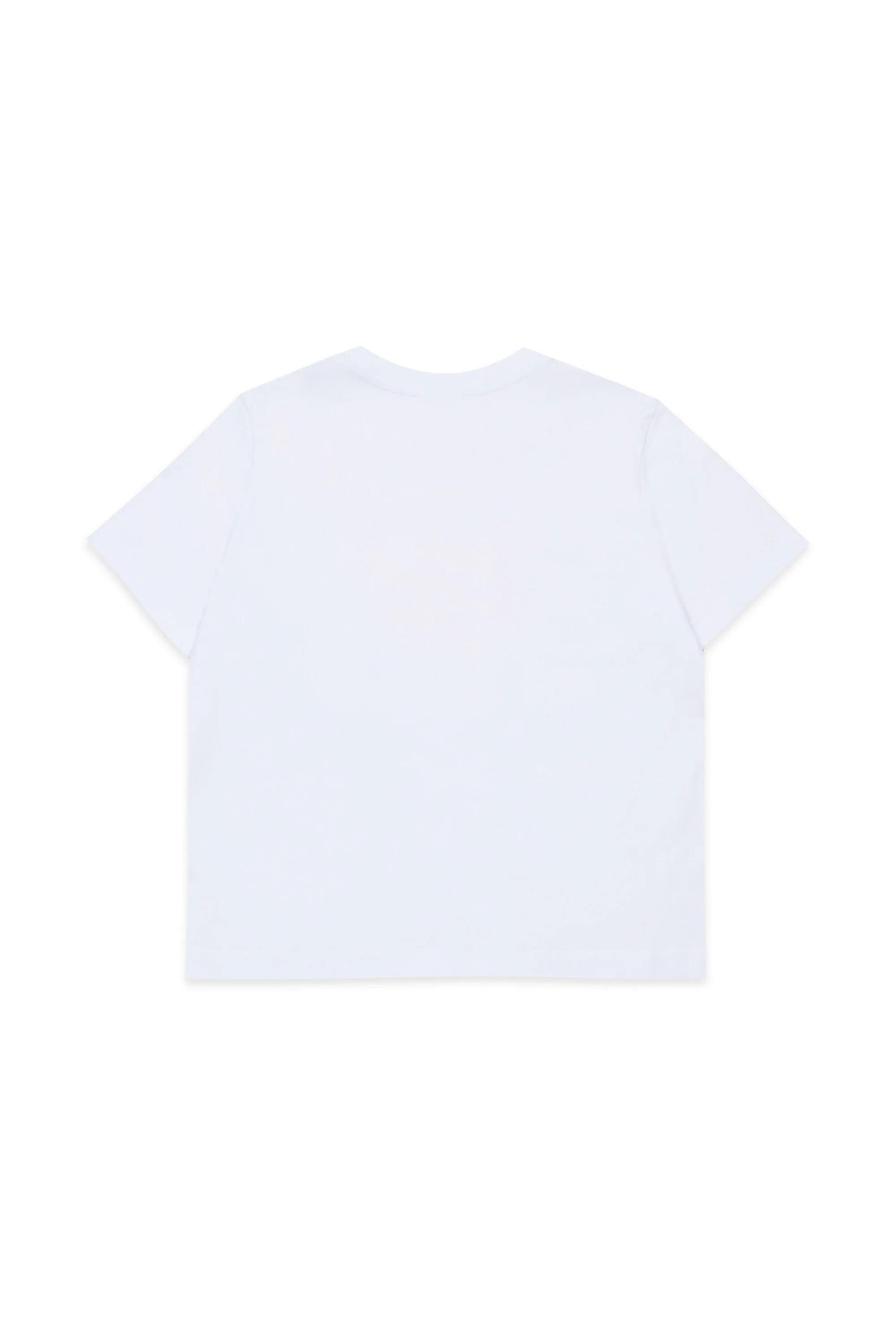 DIESEL<BR/>T-shirt con logo calligrafico bianca J02597-0GRAI K100 DIESEL 
