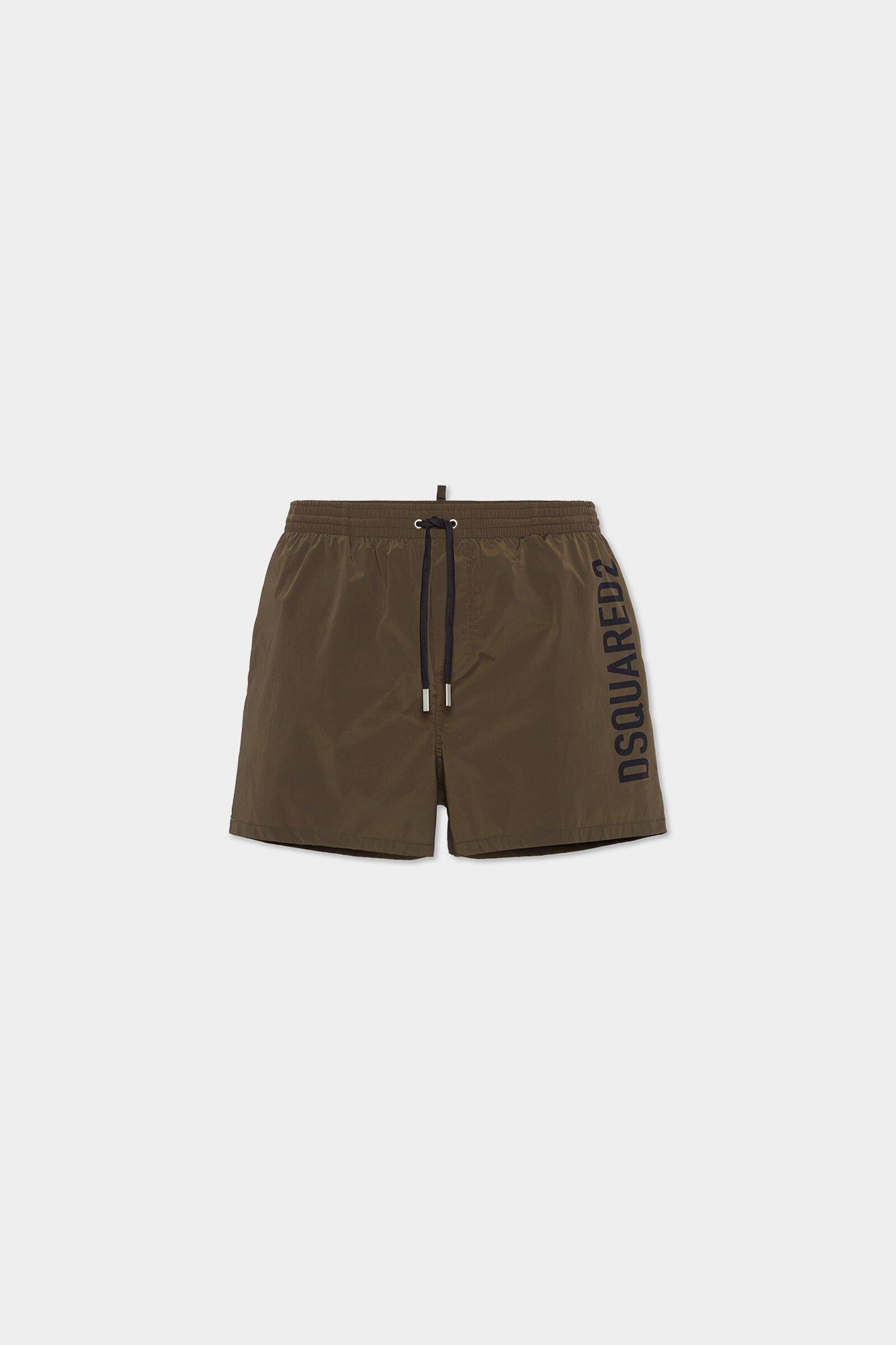 Costume Dsquared2 boxer midi verde militare D7B646000 307 DSQUARED 