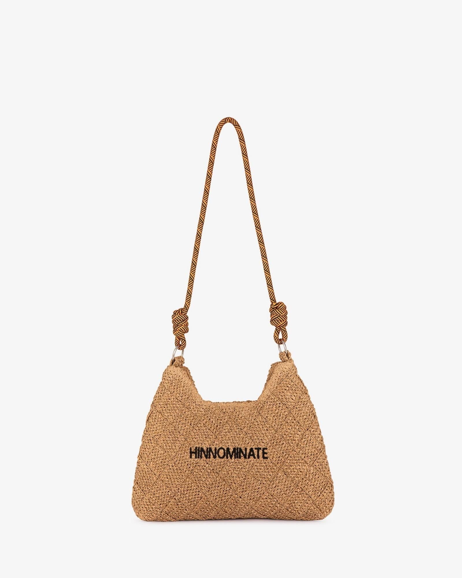 Piccola borsa in rafia  HINNOMINATE naturale HMABW00202-MTTP0002 BE08 HINNOMINATE 