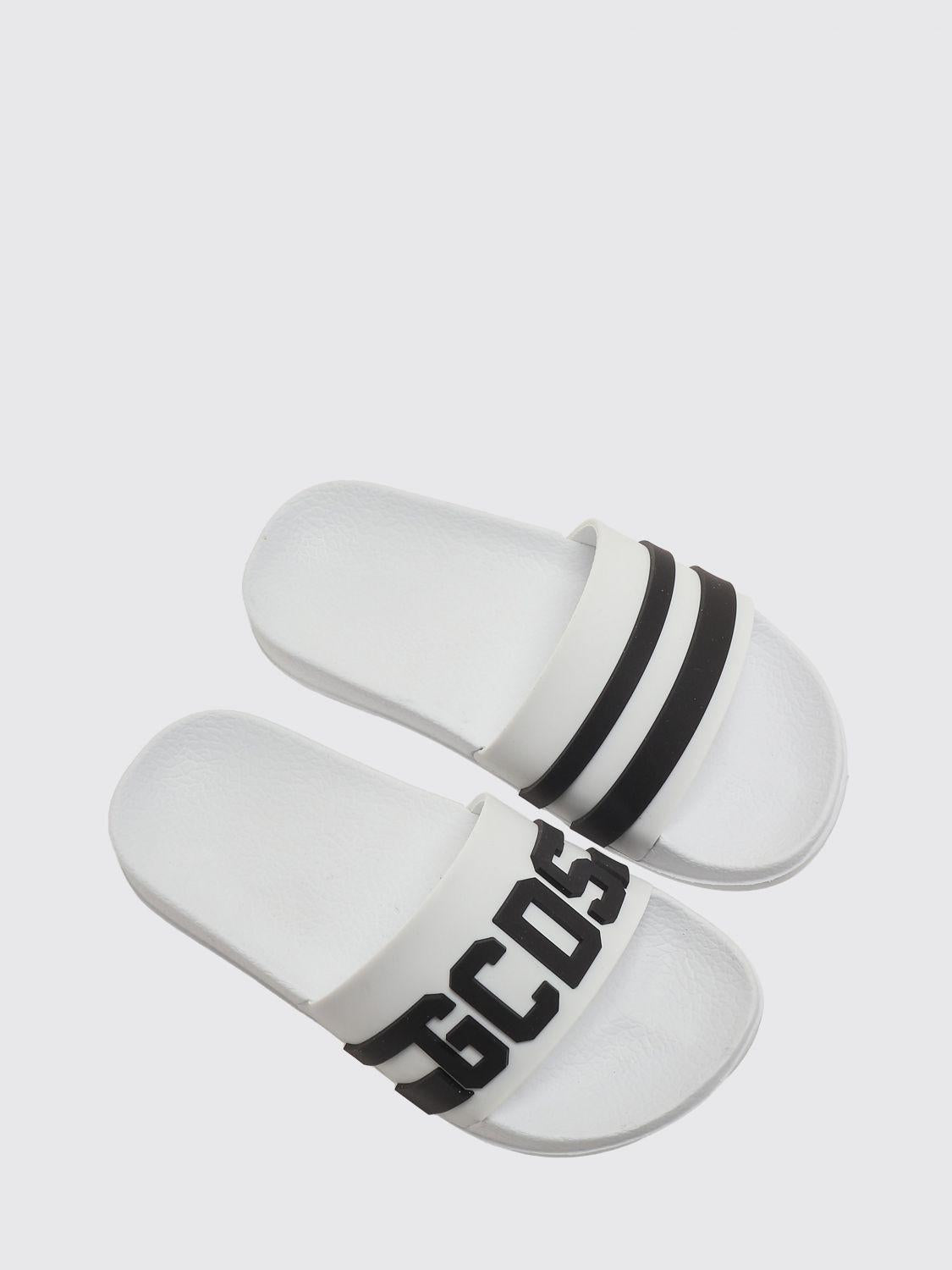 GCDS JUNIOR<BR/>Ciabatta per bambini GCDS Junior GCK110-034-C WHITE/BLACK GCDS 