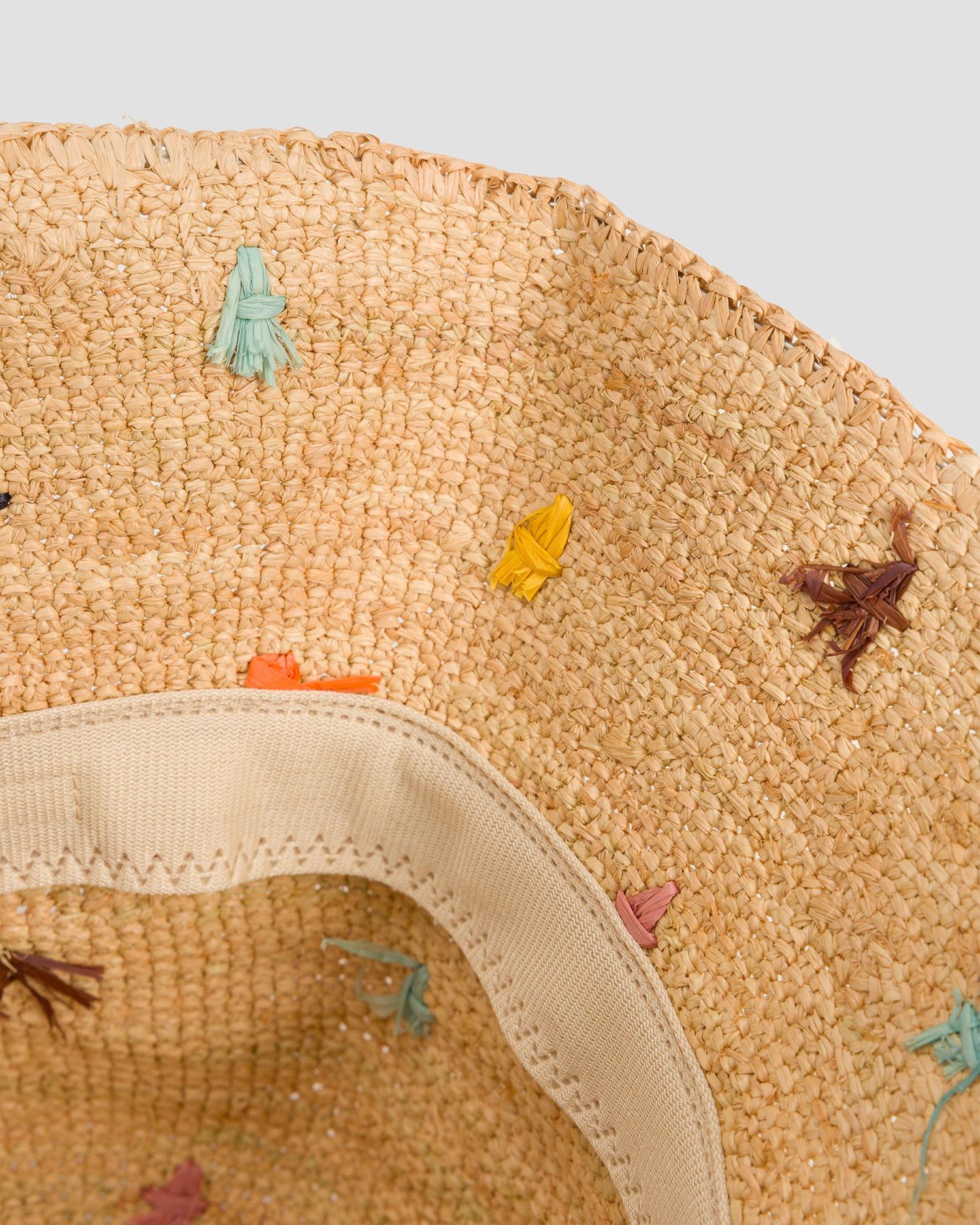 Cappello bucket in rafia da donna MC2 Saint Barth Raffia Hat RHAT001 00882L MC2 SAINT BARTH 