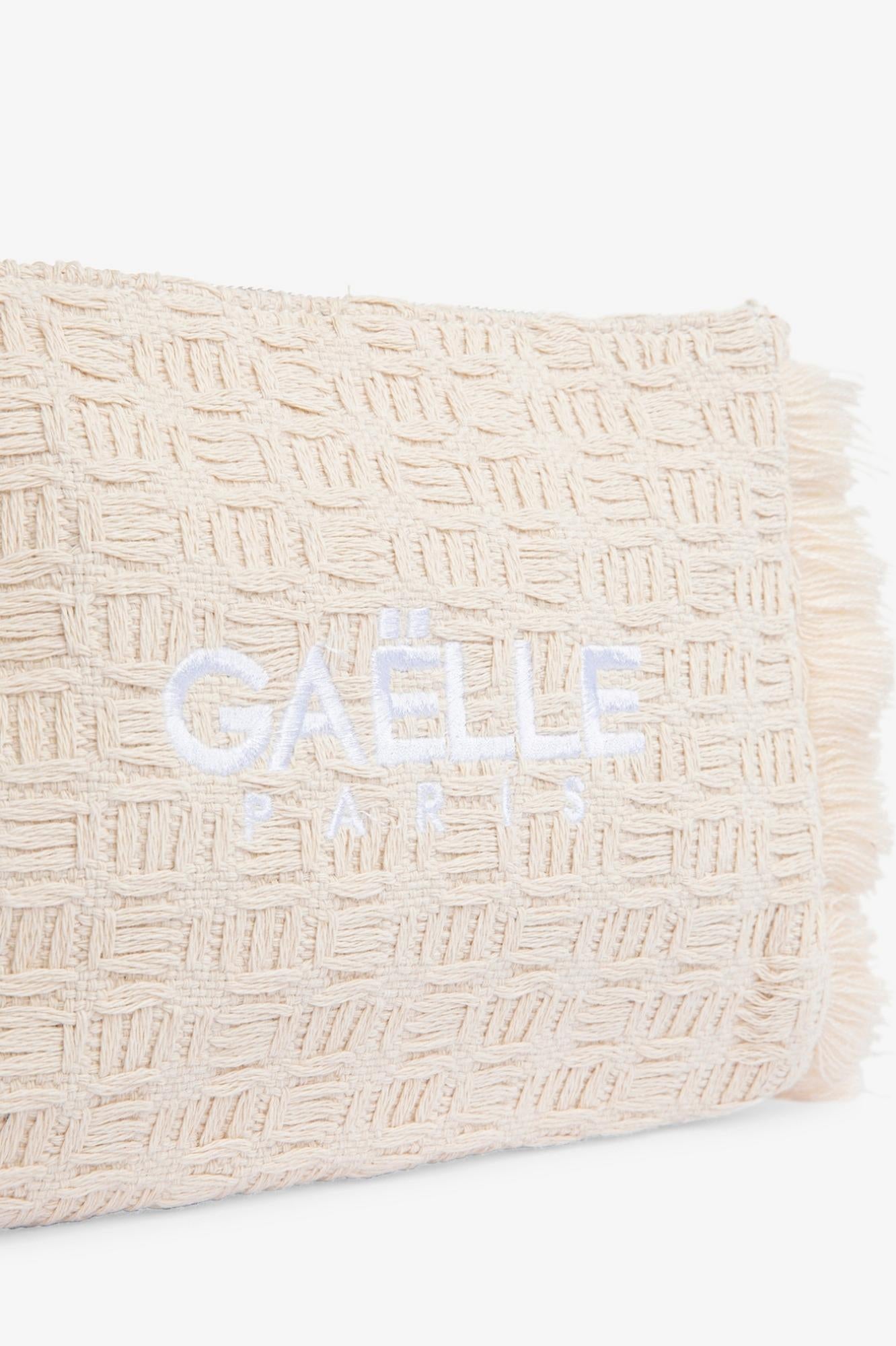 Regular Pochette Ricamo Logo  Beige - Gaëlle Paris GAACW03180-BFL0001 BE00 GAELLE 