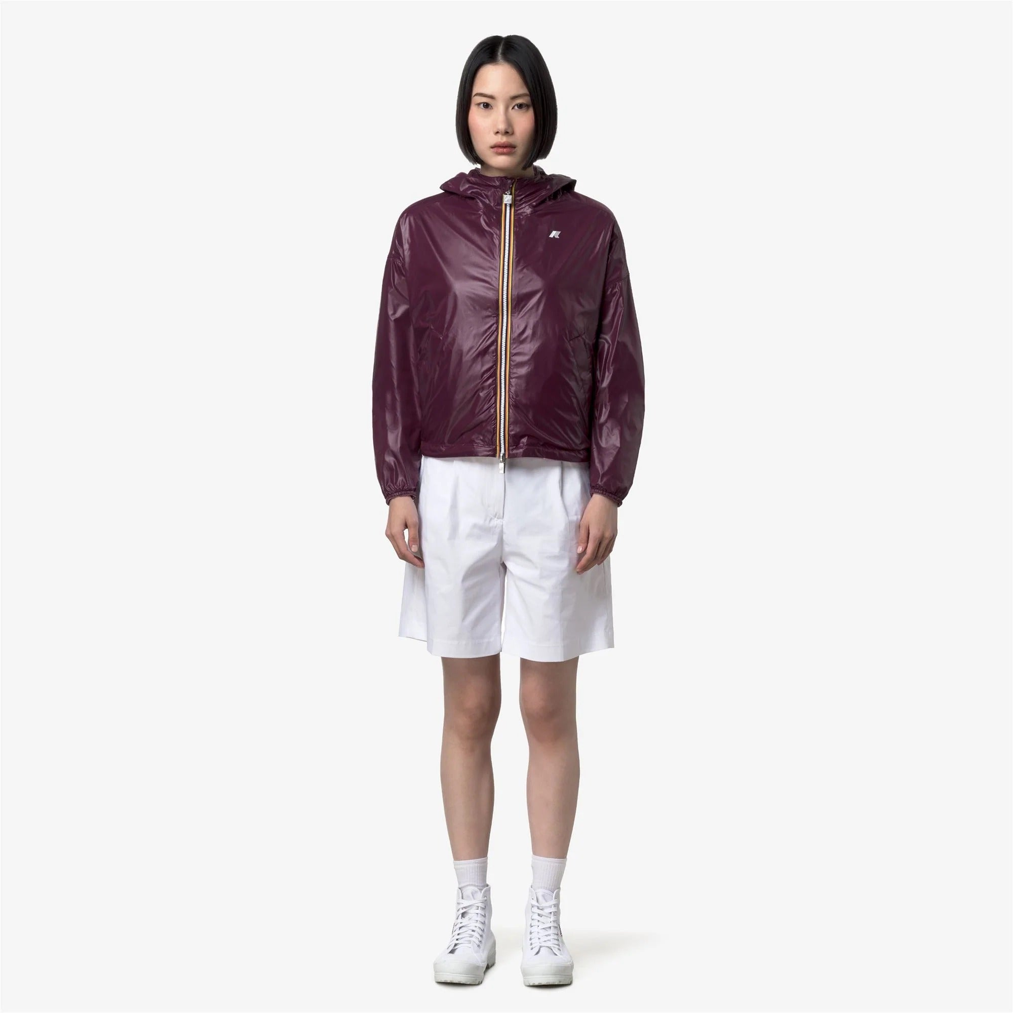 LAURETTE PLUS.2 REVERSIBLE VIOLET GLICINE-VIOLET MAUVE WINE
