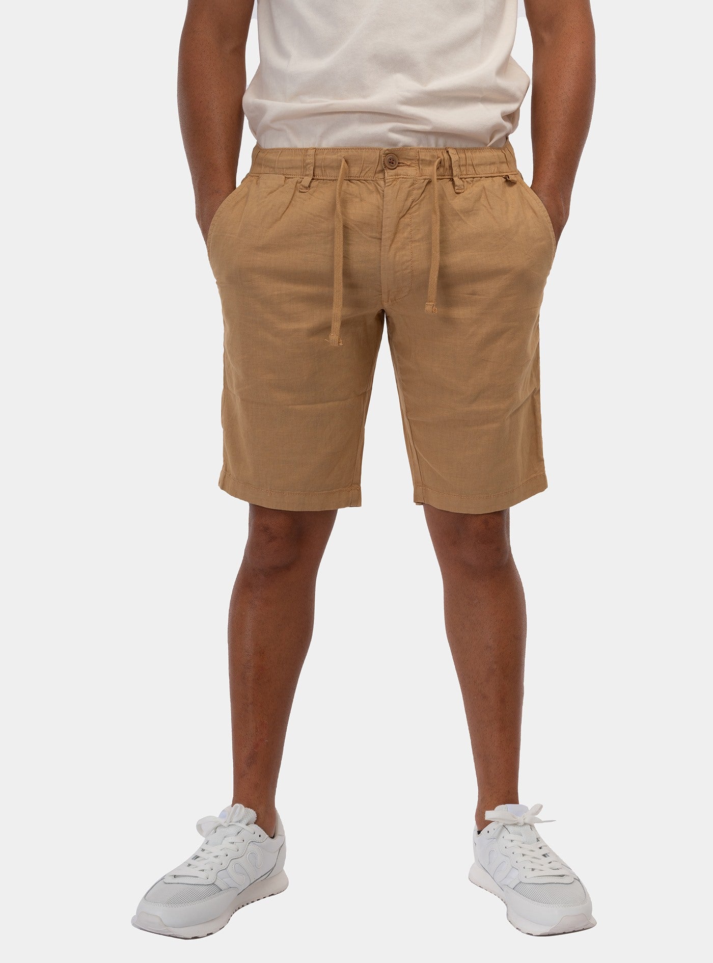 immagine-1-impure-chino-short-comfort-elastic-misto-lino-beige-bermuda-im24ssbm-chs1939-c51