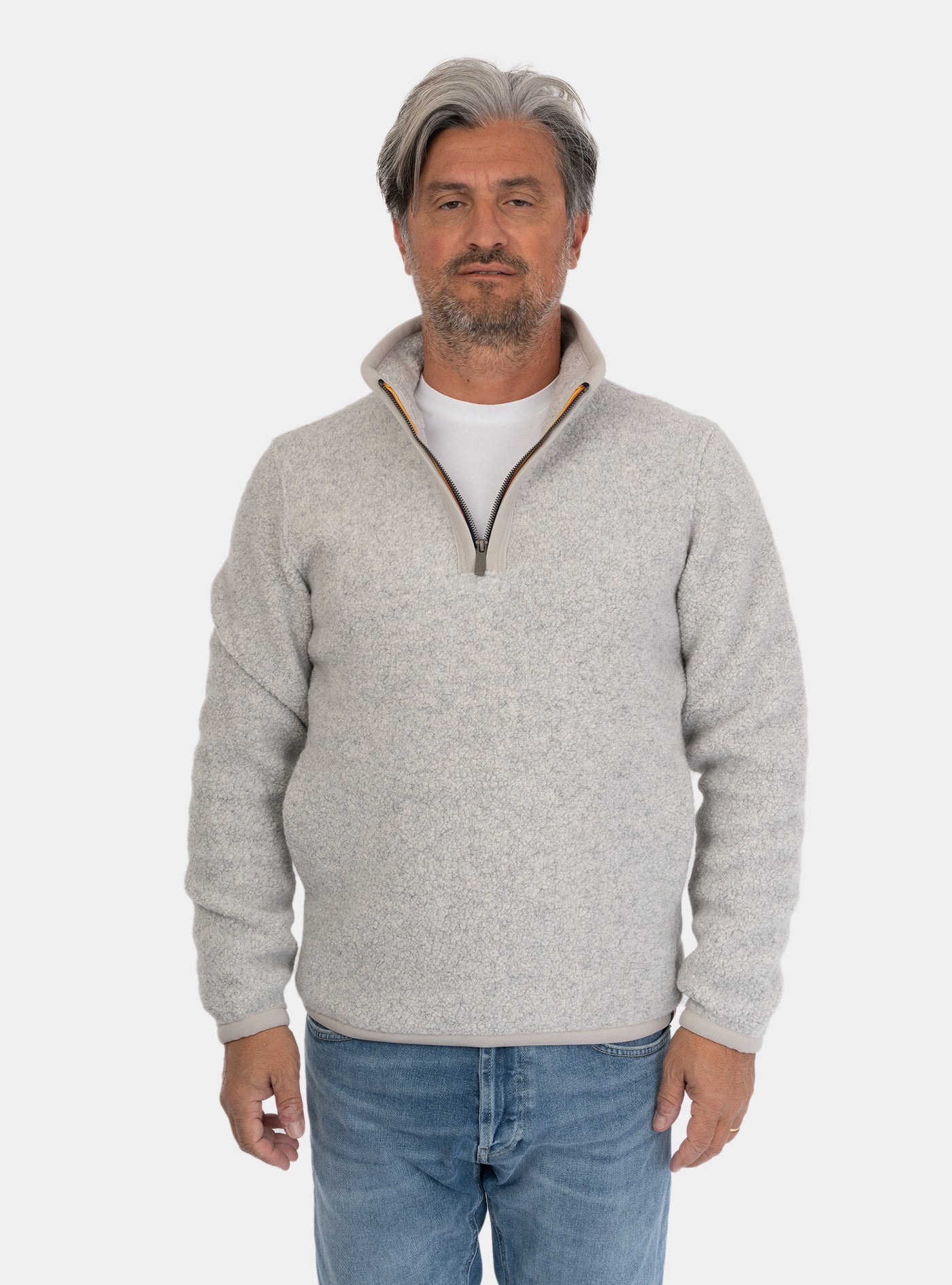 immagine-1-k-way-ern-wool-fleece-lt-grey-mel-maglia-k2123rw-03s