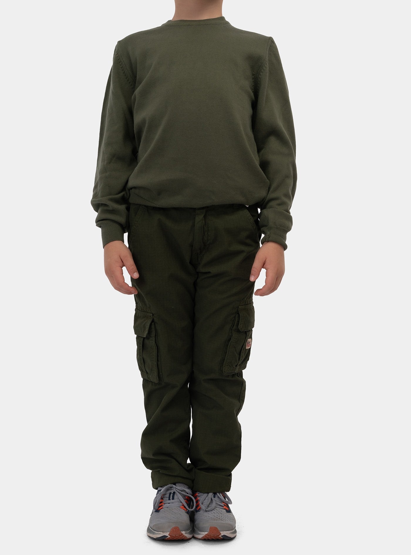 immagine-1-roy-rogers-rbb105-new-cargo-boy-c0085-army-green-pantaloni-rbb105-c0085