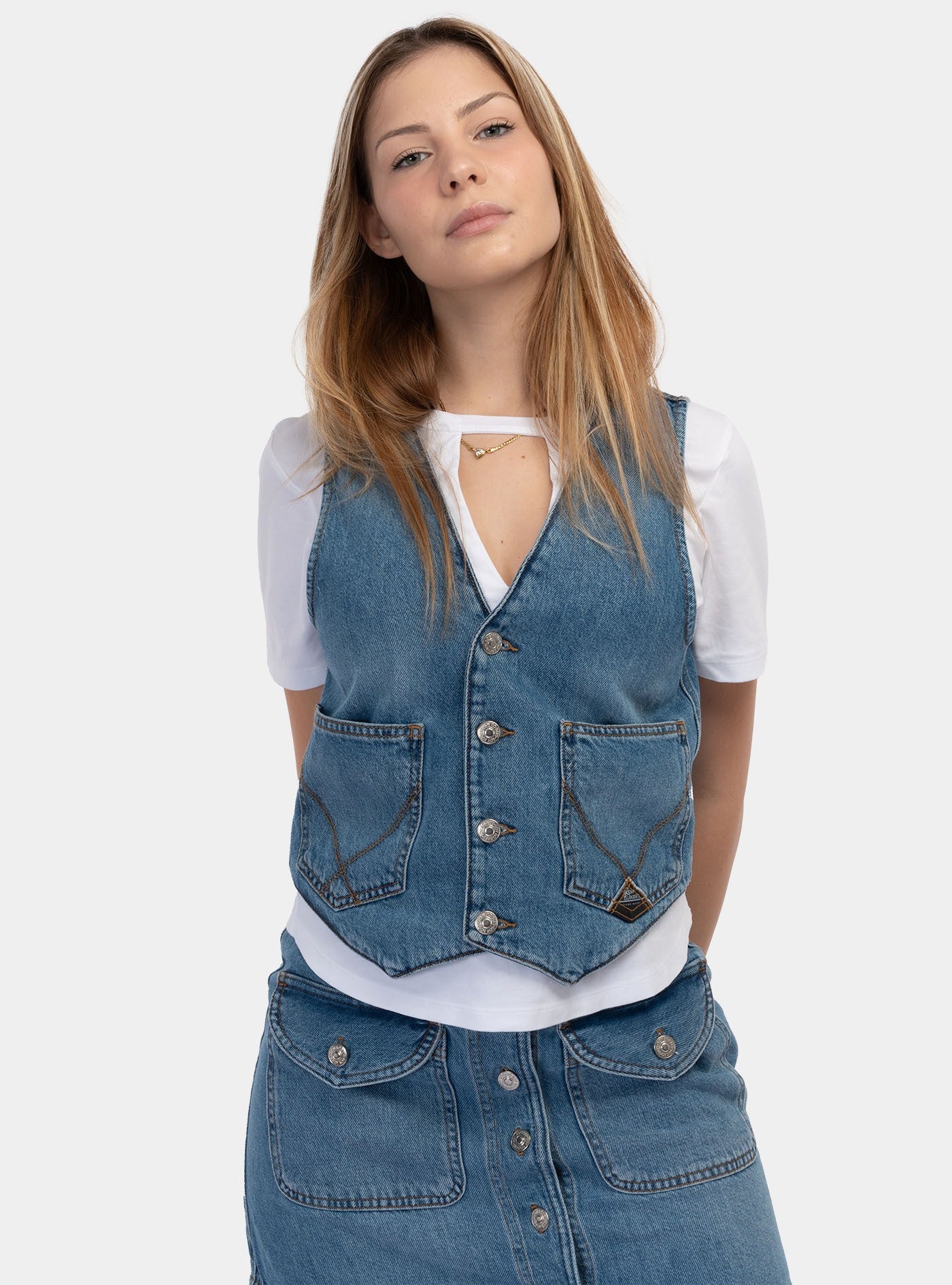 immagine-1-roy-rogers-vest-woman-denim-top-rnd225-c0999