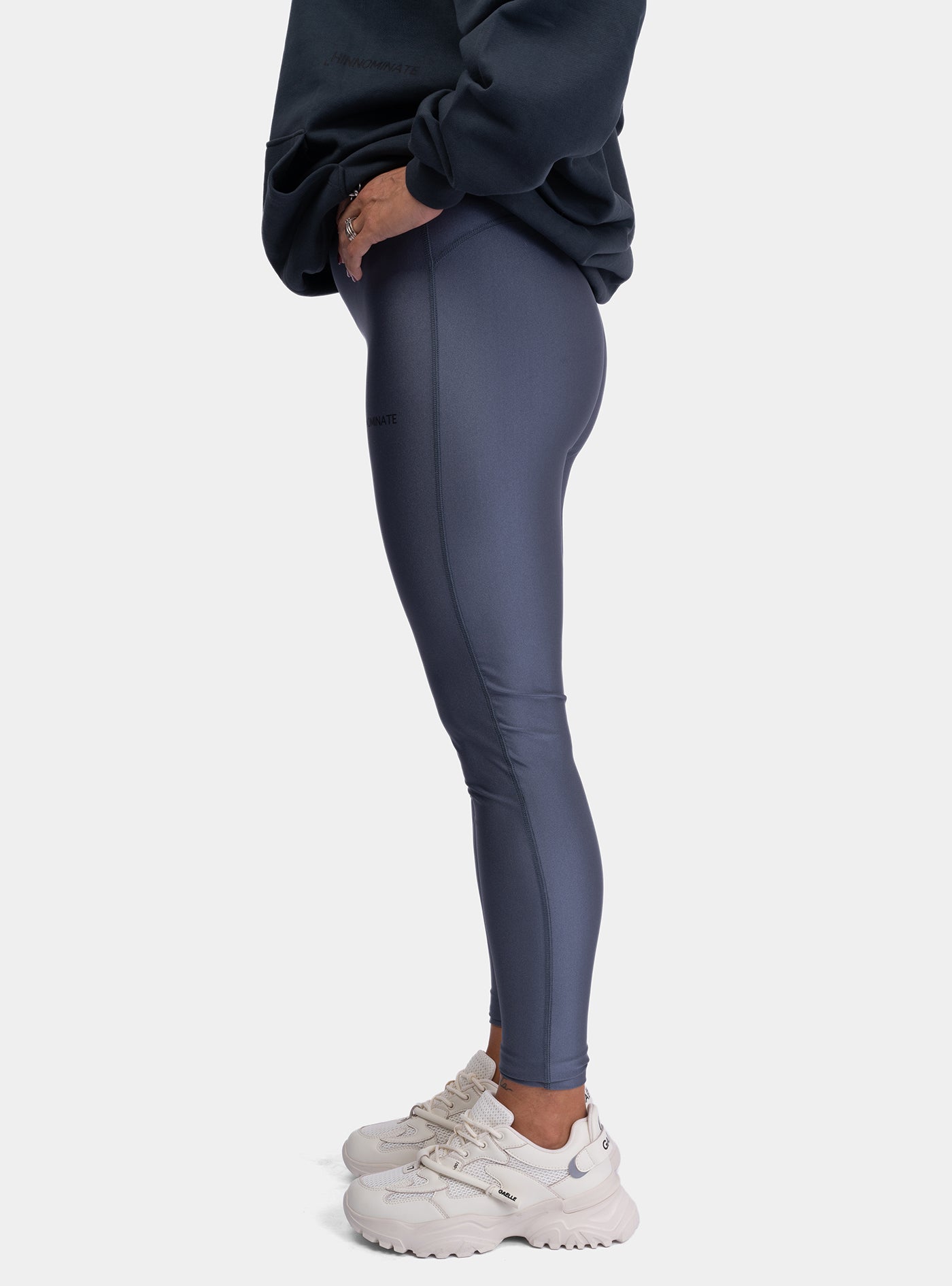 immagine-2-hinnominate-leggins-in-lycra-lucida-grigio-leggings-hmabw01070-ptts0001-gr39