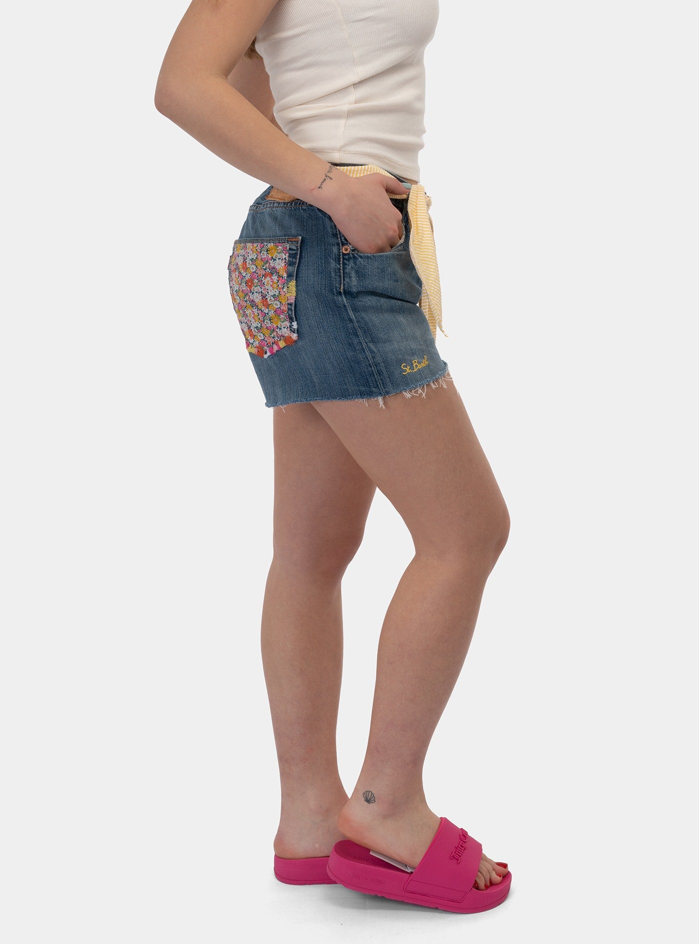 immagine-2-mc2-saint-barth-arizona-denim-libby-92-stripe-short-arz0001-01456f