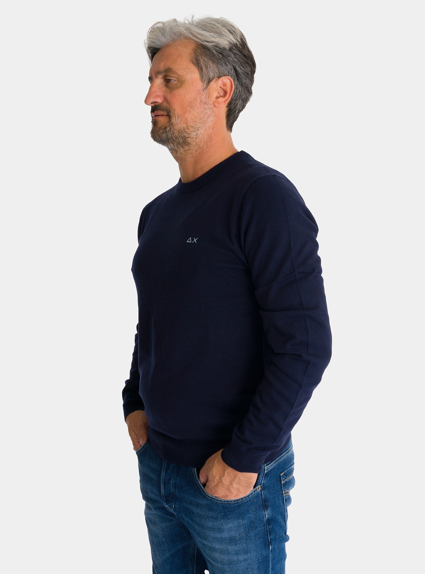 immagine-2-sun-68-round-solid-navy-blue-maglia-k44101-07