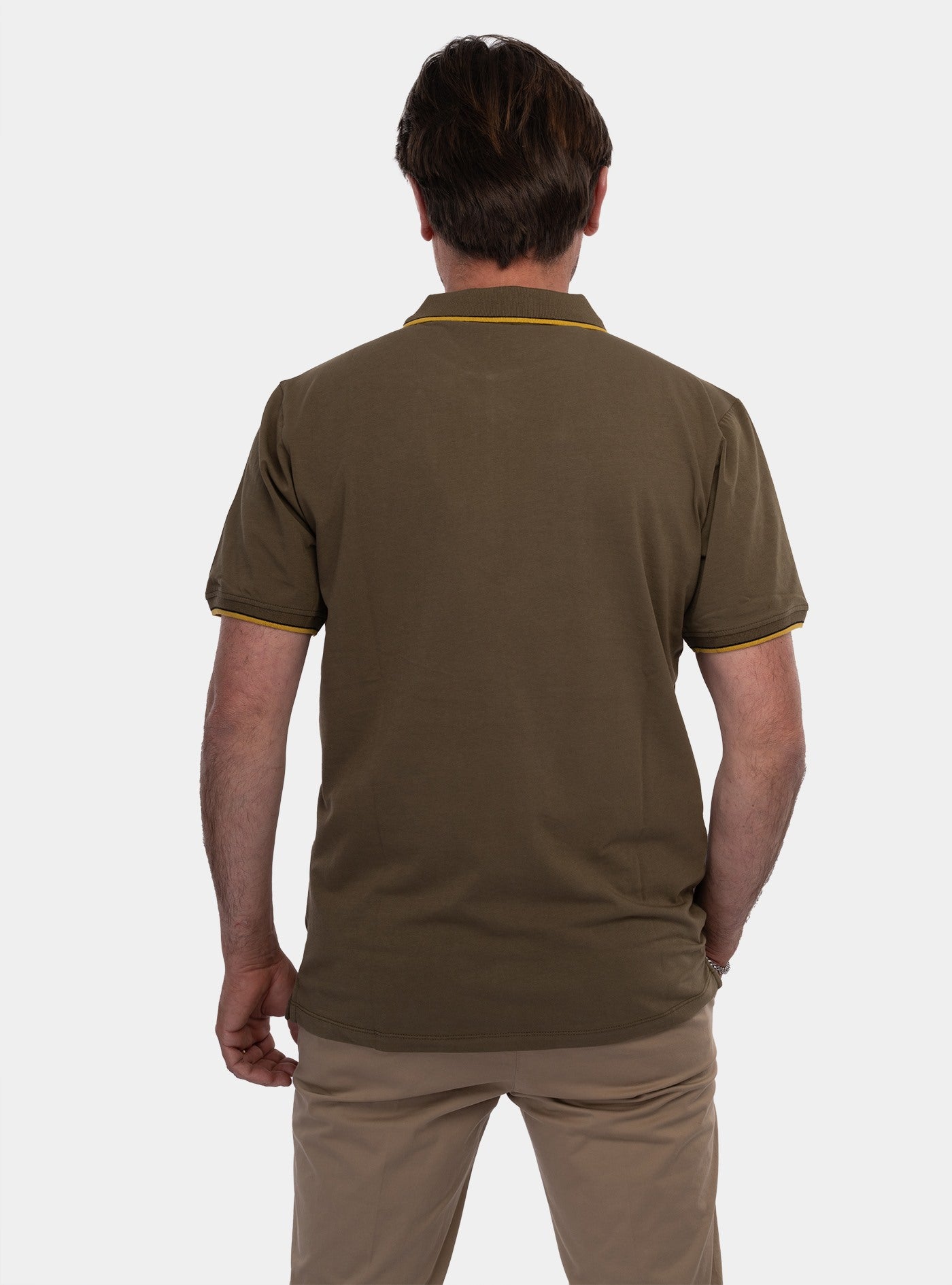 immagine-3-ciesse-piumini-saxson-polo-shirt-verde-militare-polo-245cpmt21665-c6240x-403xxx