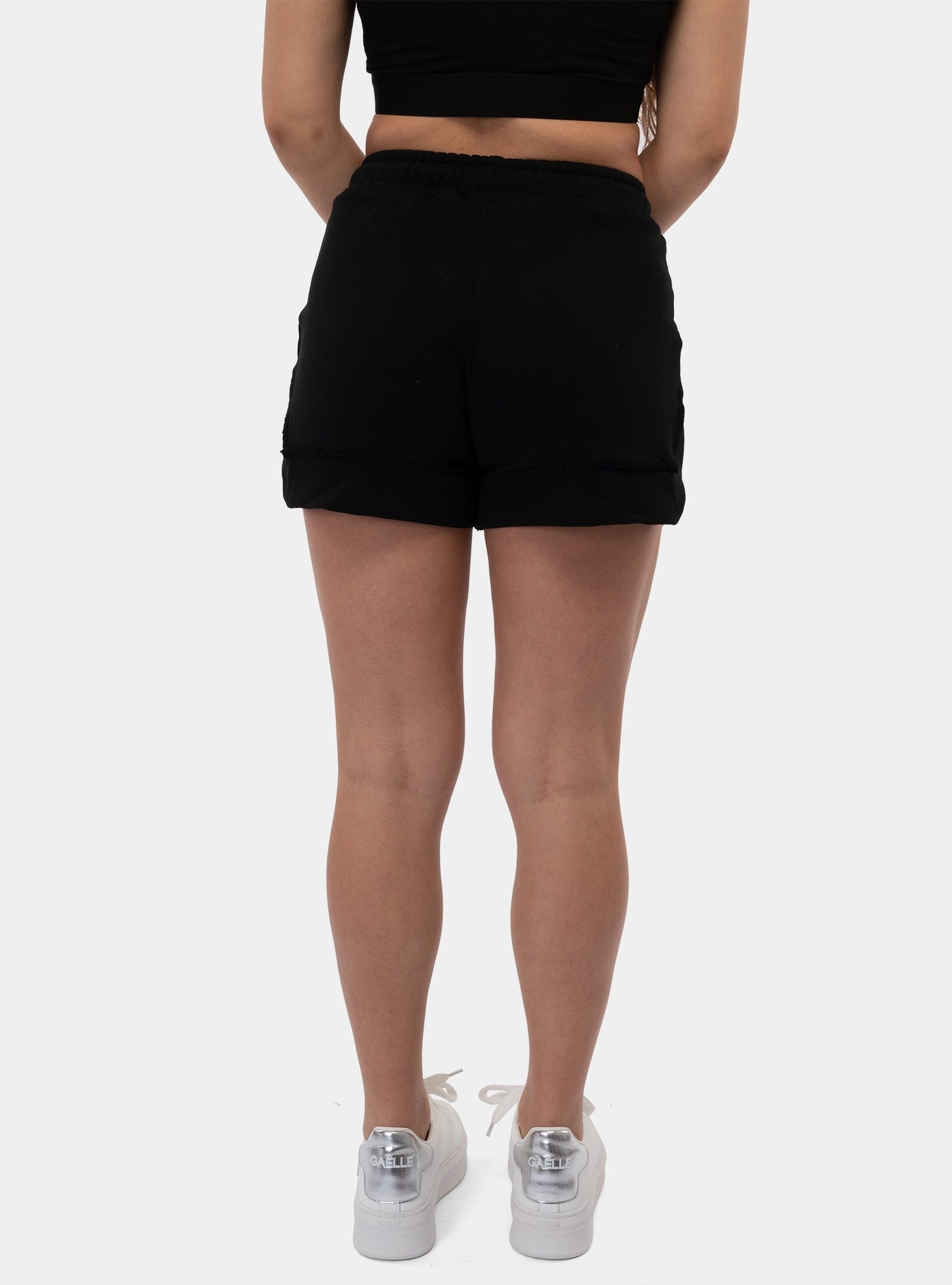 immagine-3-disclaimer-short-in-felpa-nero-st-bianca-short-24eds54306-nero