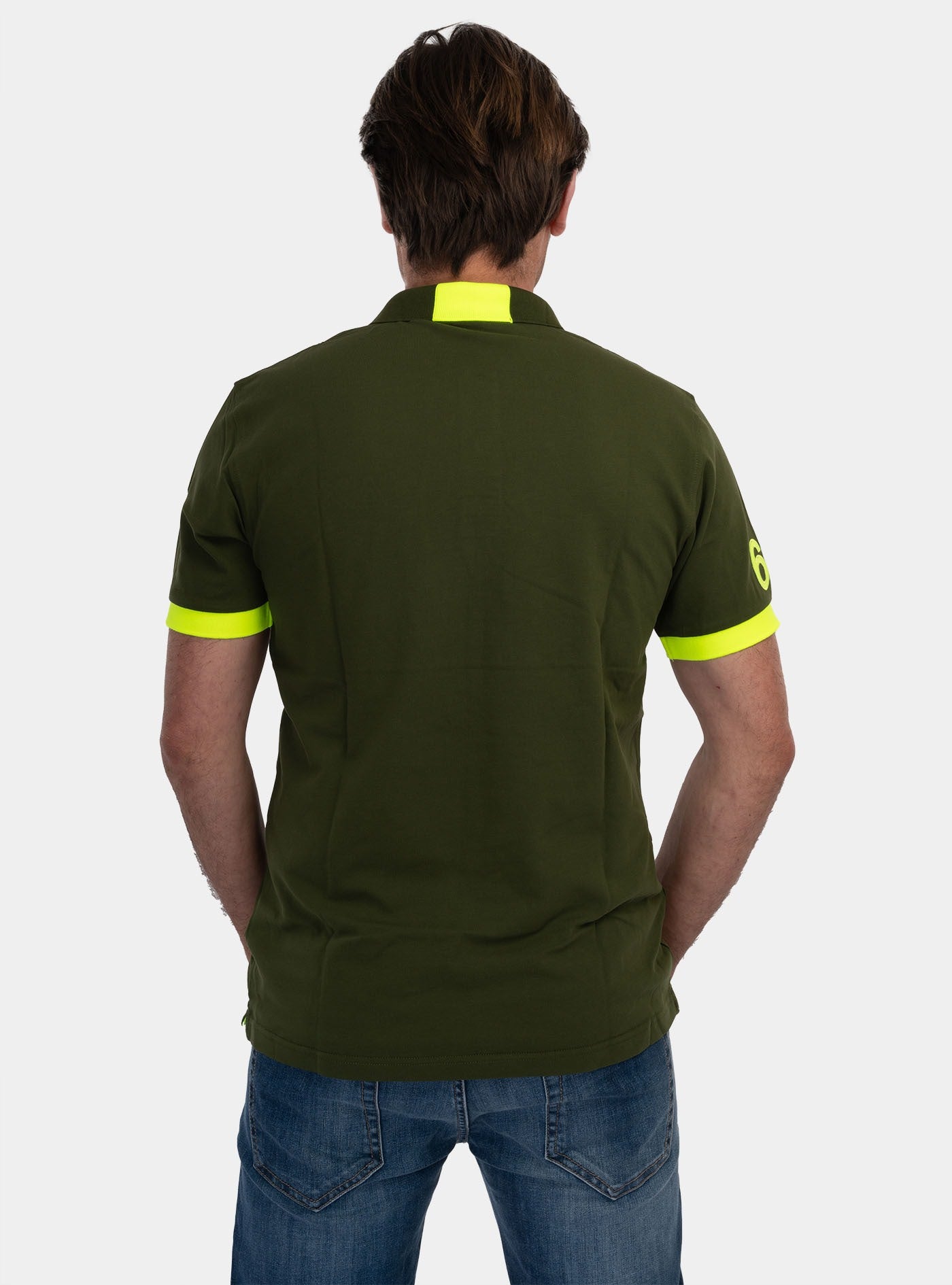 immagine-3-sun-68-polo-logo-fluo-verde-scuro-polo-a34122-37