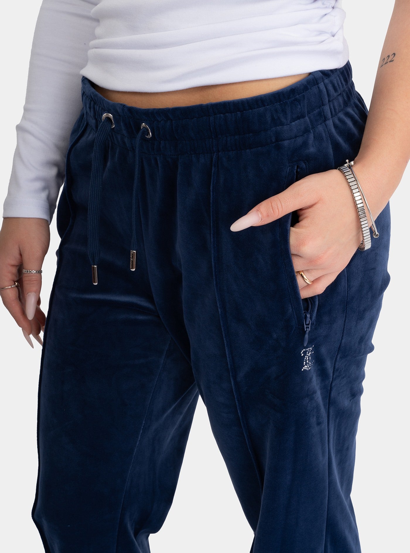 immagine-4-juicy-couture-tina-trackpants-whit-diam-blue-pantaloni-vijh70047wpf-j65