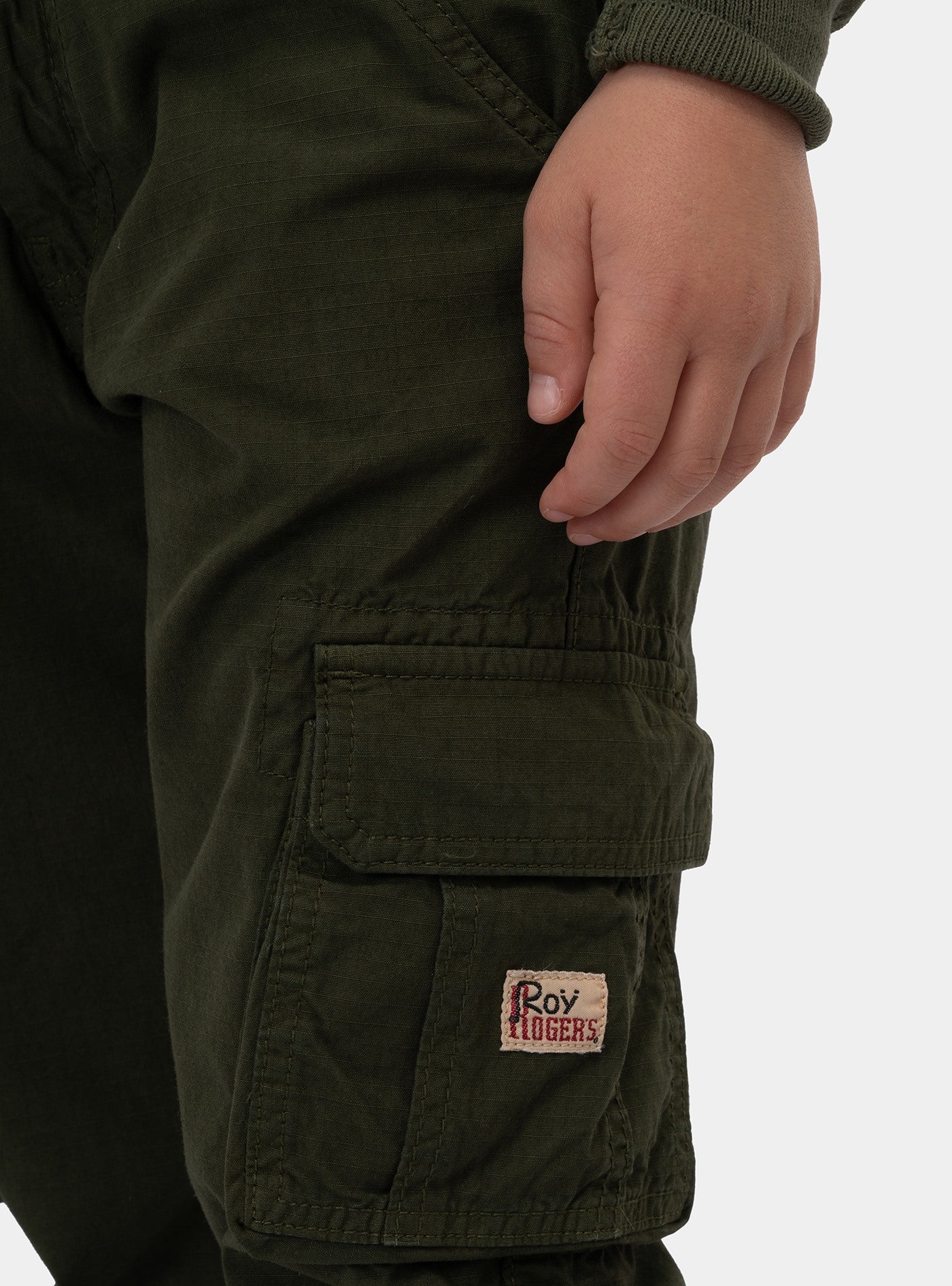 immagine-4-roy-rogers-rbb105-new-cargo-boy-c0085-army-green-pantaloni-rbb105-c0085