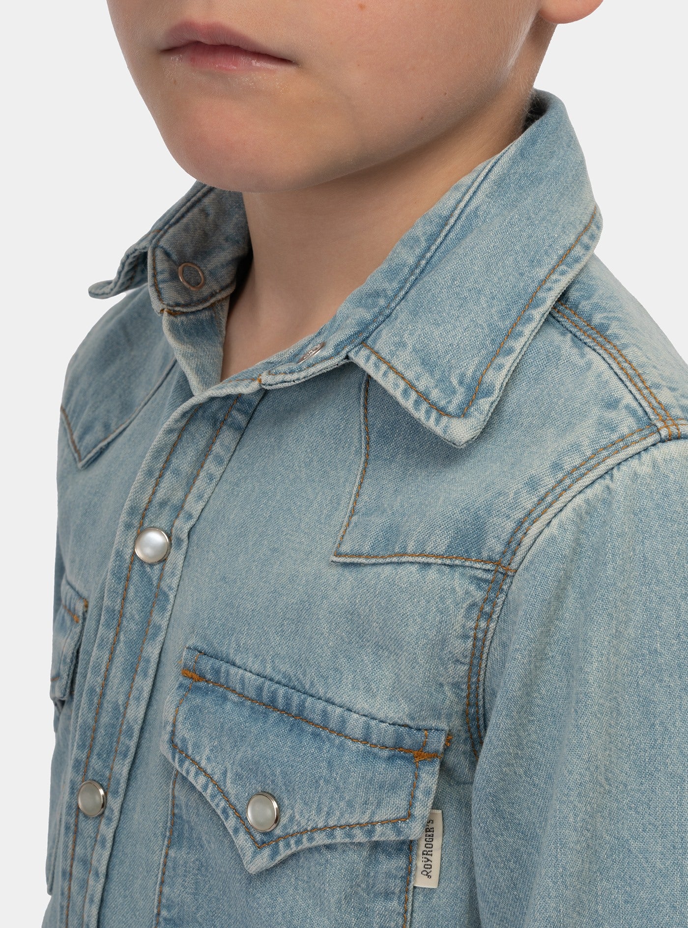 immagine-4-roy-rogers-rbx400-western-shirt-kid-unisex-c0999-denim-gonna-rbx400-c0999