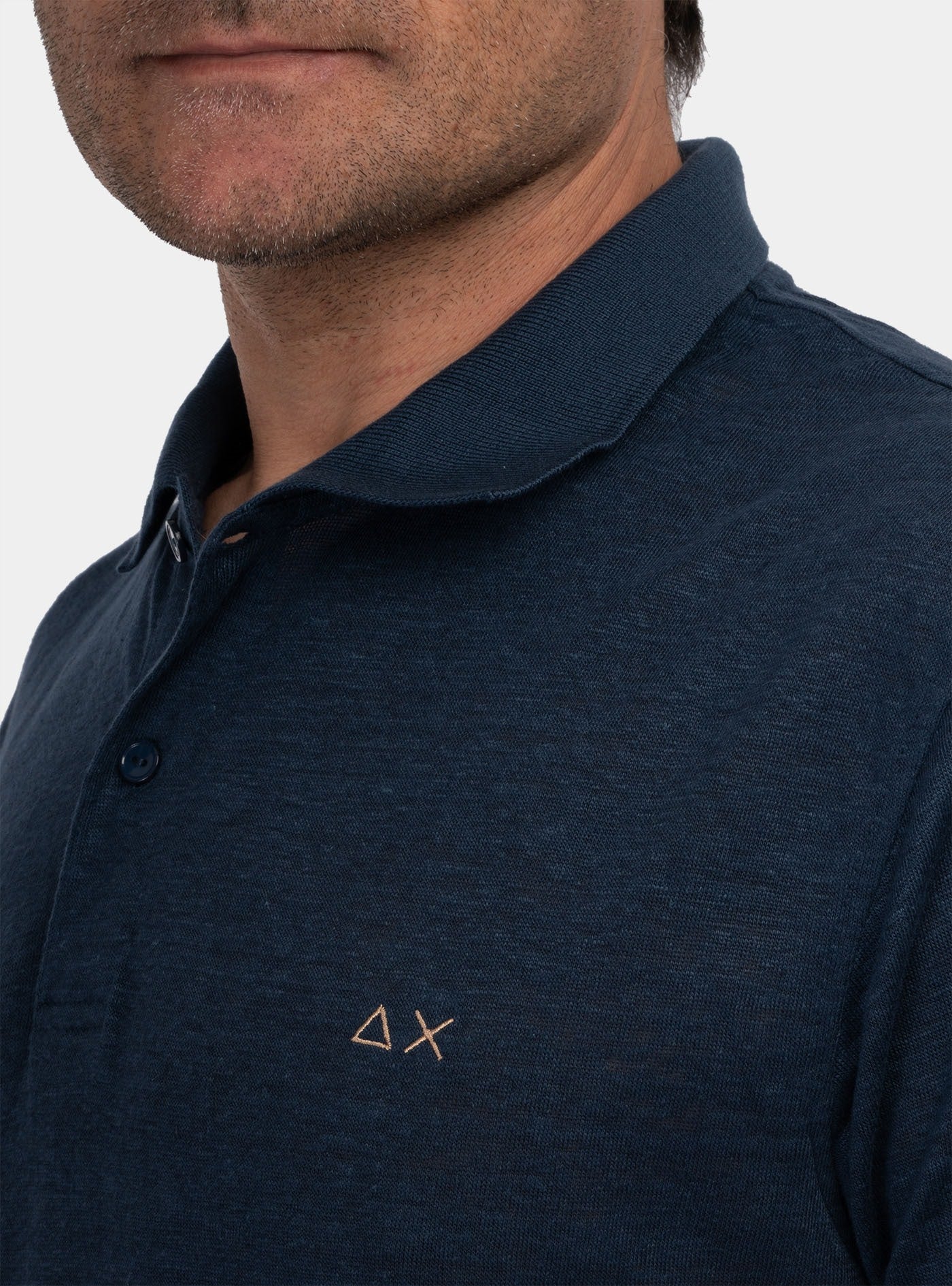 immagine-4-sun-68-polo-linen-solid-navy-blue-polo-a34133-07