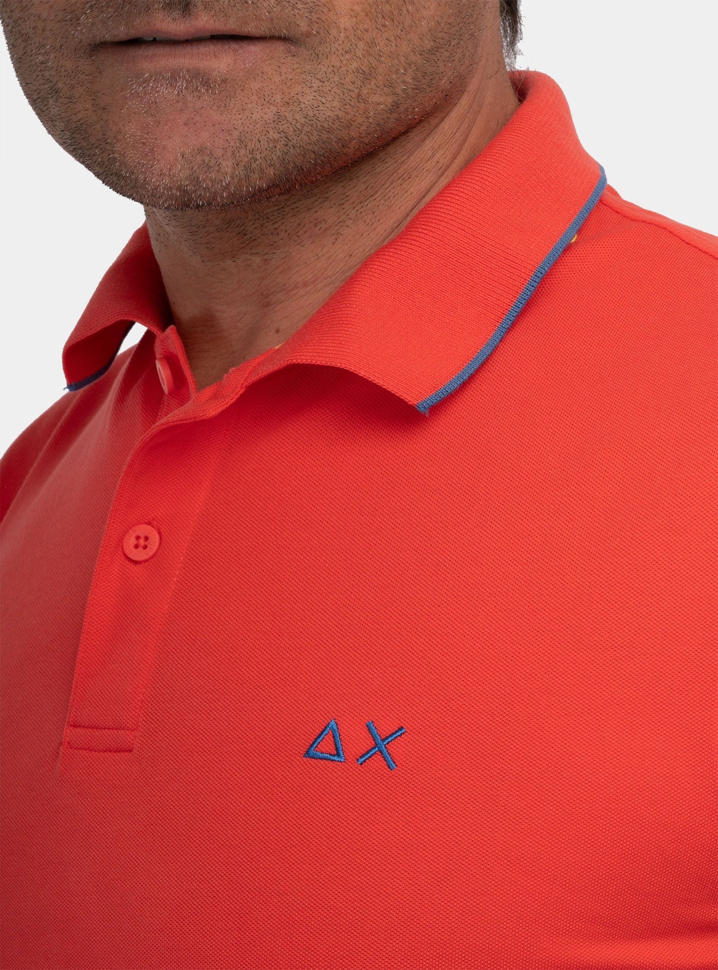 immagine-4-sun-68-polo-small-stripes-on-collar-lampone-polo-a34113-92