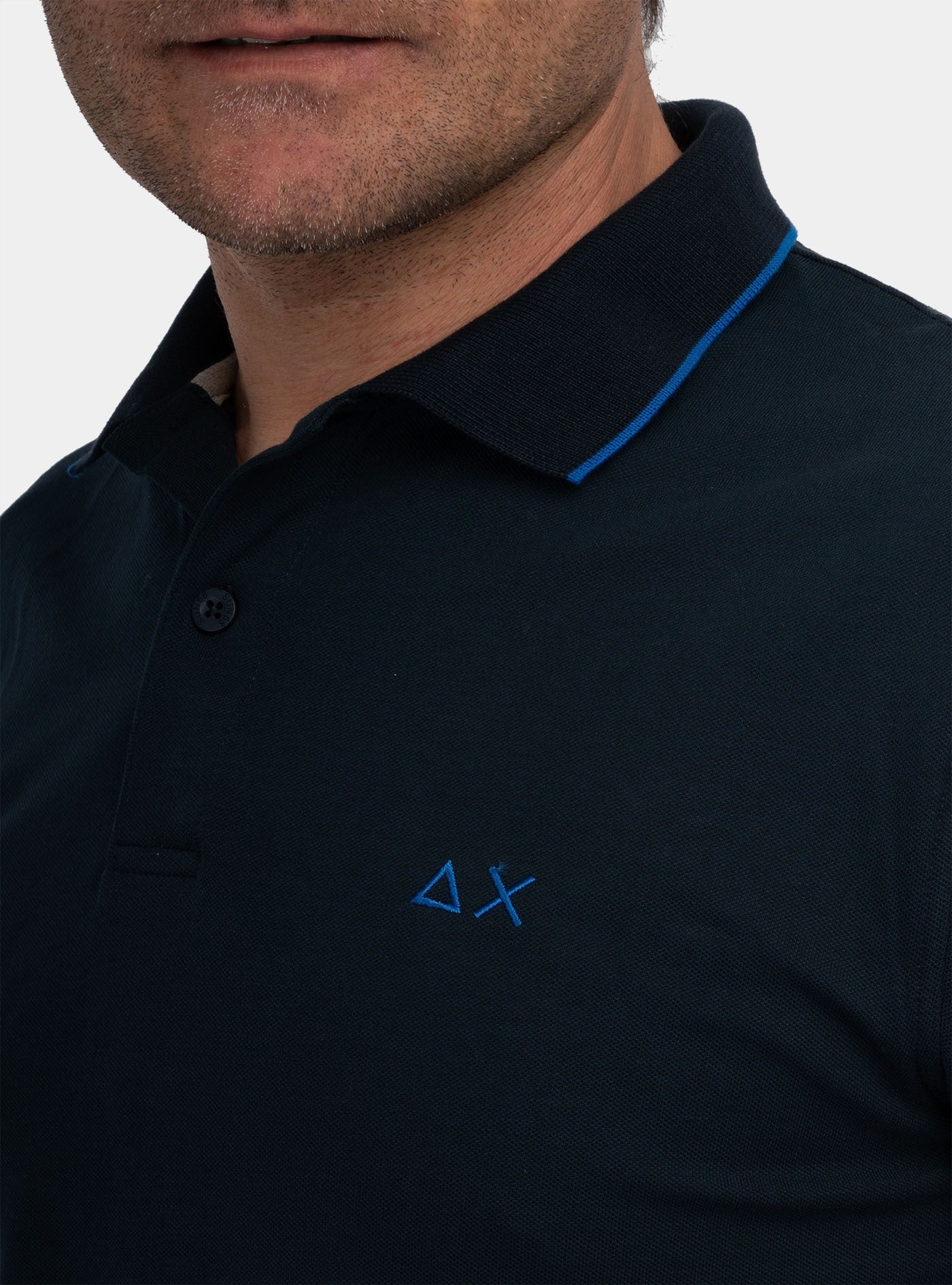 immagine-4-sun-68-polo-small-stripes-on-collar-navy-blue-polo-a34113-07