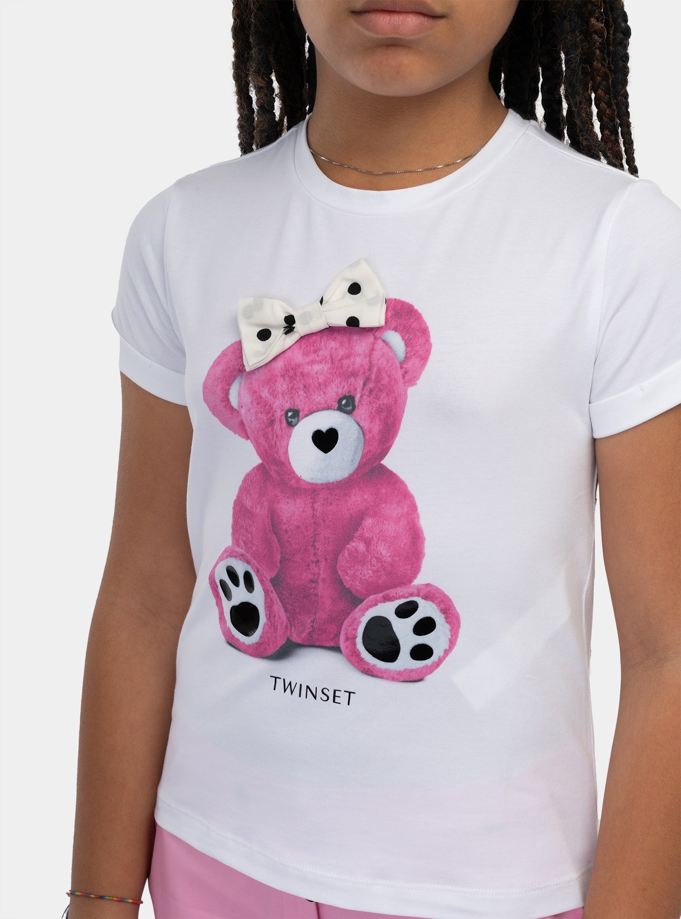 immagine-4-twinset-t-shirt-st-teddy-bianca-t-shirt-241gj2246-