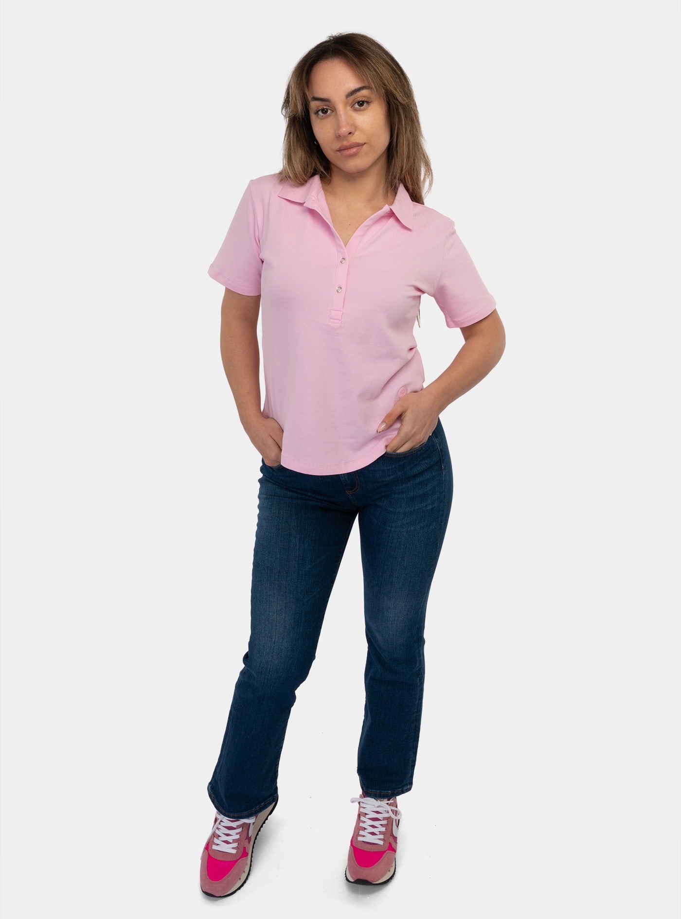 immagine-5-ciesse-piumini-polo-ursa-rosa-polo-245cpwt22738-c053wx-870xxx