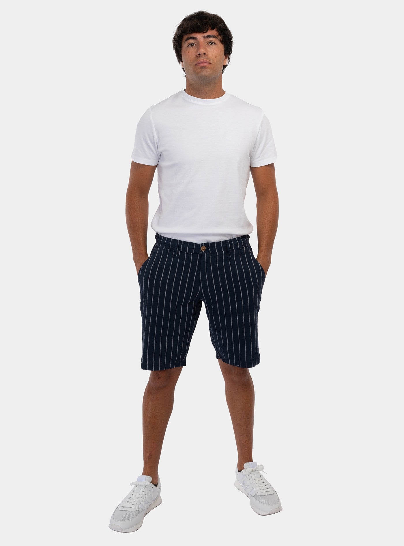 immagine-5-impure-chino-short-comfort-misto-lino-navy-stripe-bermuda-im24ssbm-chs4326-c63