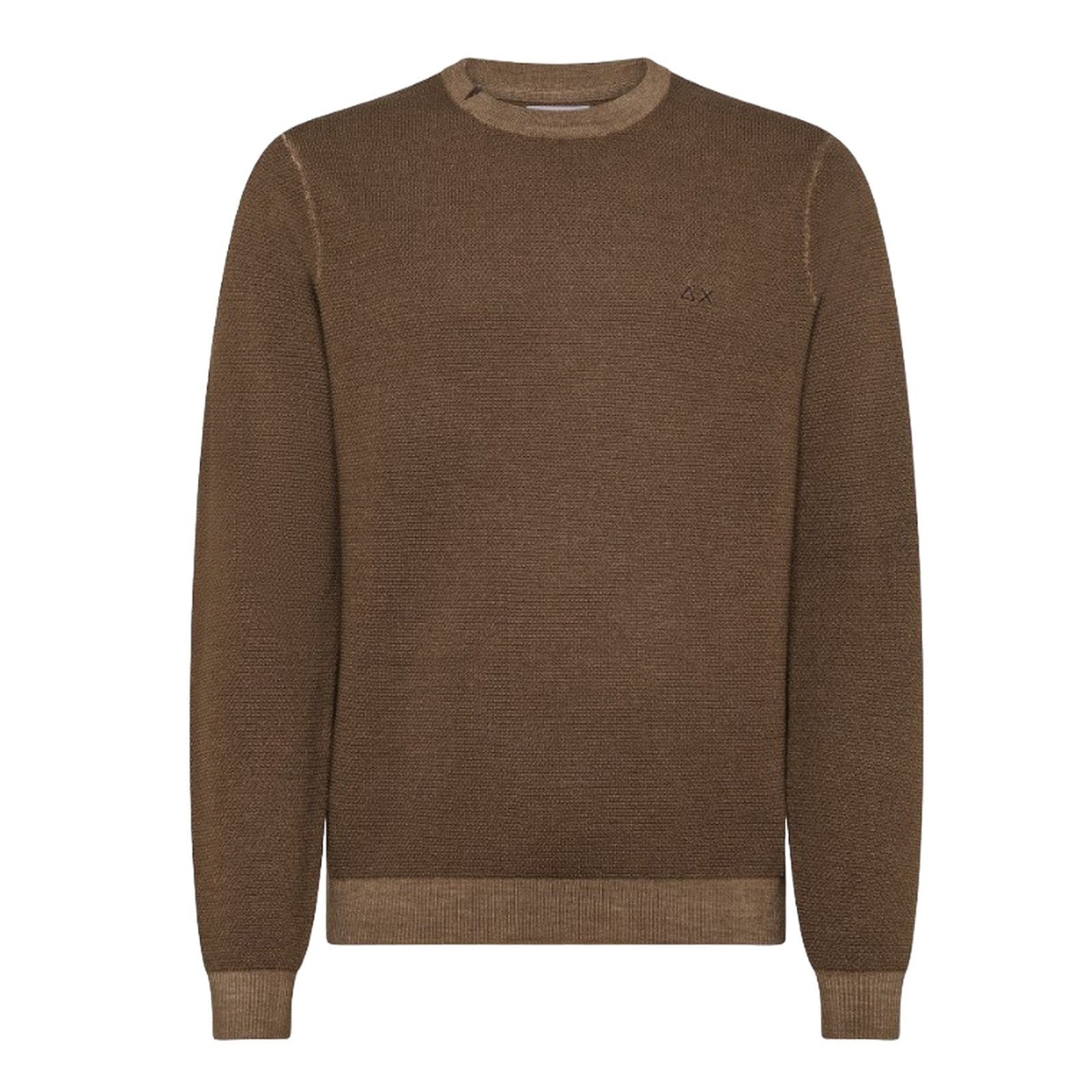 Round Vintage Rice Brown