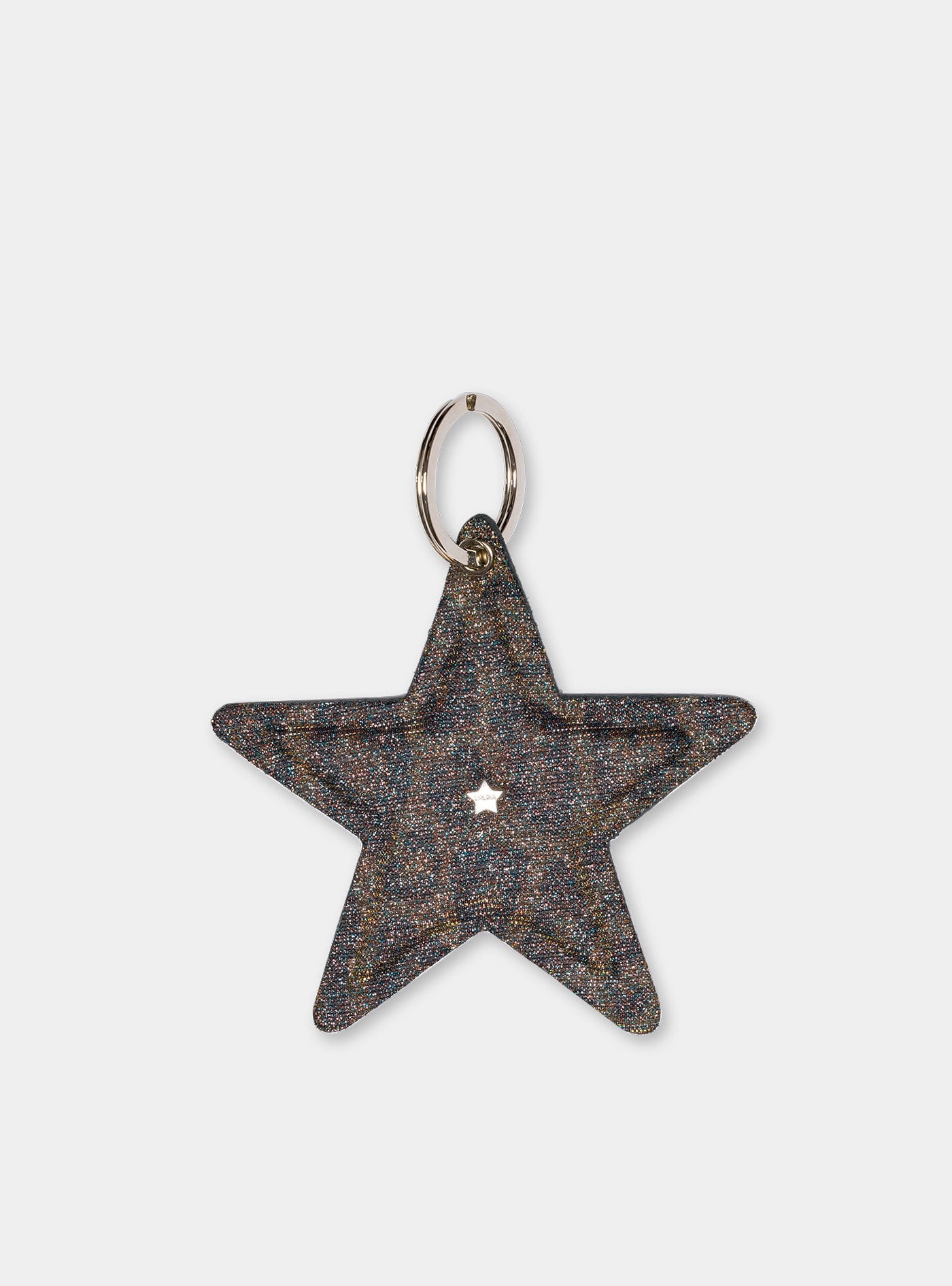 immagine-1-laura-star-key-glitter-maculato-oro-portachiavi-accessori-star-ket-gl0195